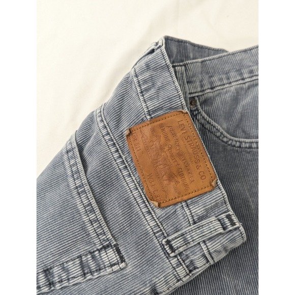 Levi's 511 Pants Mens 31x27 (31x32 Tag) Corduroy Slim Fit Stretch Casual Classic - Picture 4 of 10